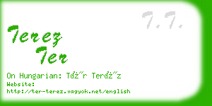 terez ter business card